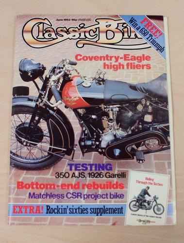 Classic bike june - 1983, ajs