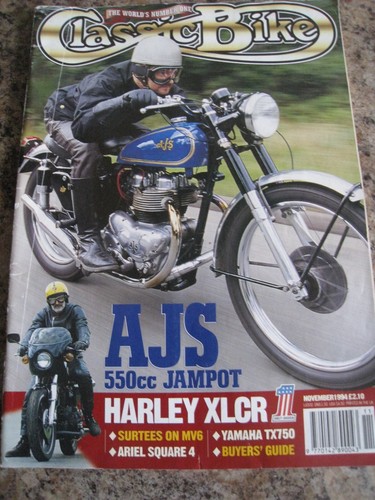 Classic bike magazine nov - magazine, 1994