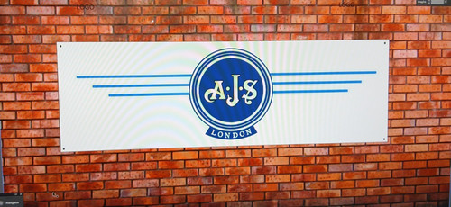 Ajs london motorcycles banner - london,