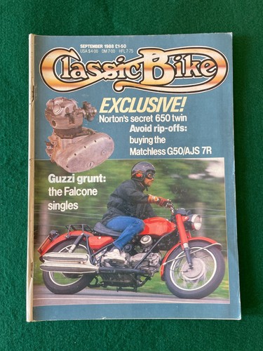 Classic bike sep 1988 norton - classic,