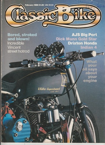 Classic bike feb 1986 - bike.feb, 1986.indian
