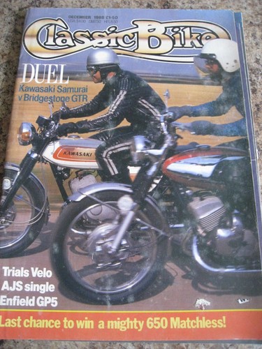 Classic bike dec 1988 kawasaki - classic,