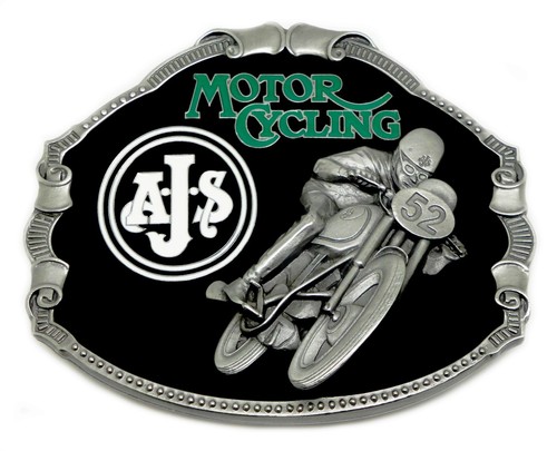 Ajs belt buckle - classic, bike
