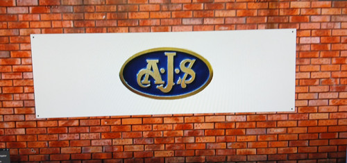 Ajs motorcycles banner - ajs,