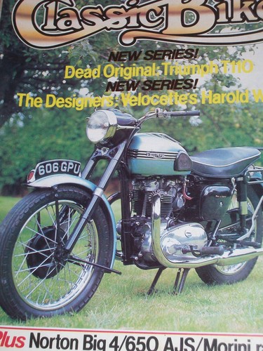 Classic bike triumph - bike,
