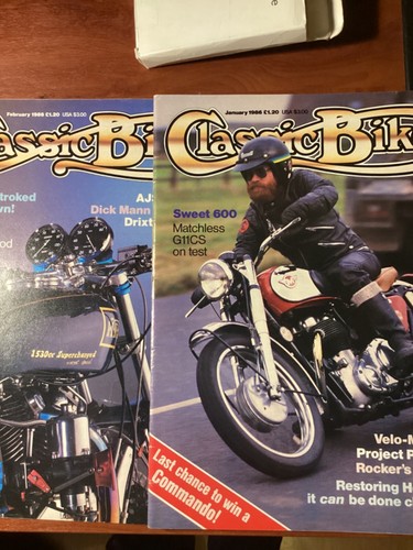 Classic bike magazines - , january
