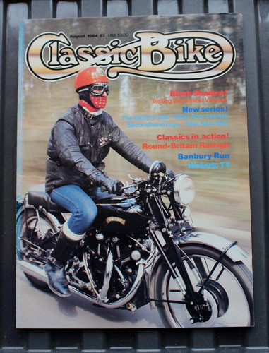 Classic bike aug 1984 ajs - classic,