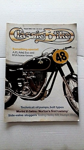 Classic bike magazine august - bike,