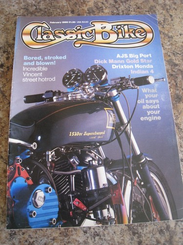 Classic bike feb 1986 vincent - classic,