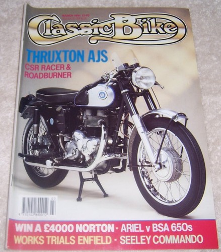 Classic bike magazine march - bike,