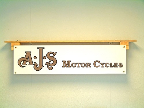 Ajs motorcycles banner classic - banner,