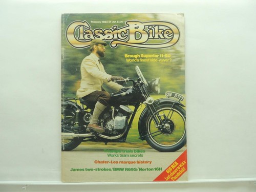 Feb 1984 classic bike magazine - bike,